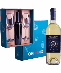 Caixa de Presente Astrale Pinot Grigio + 2 Taças